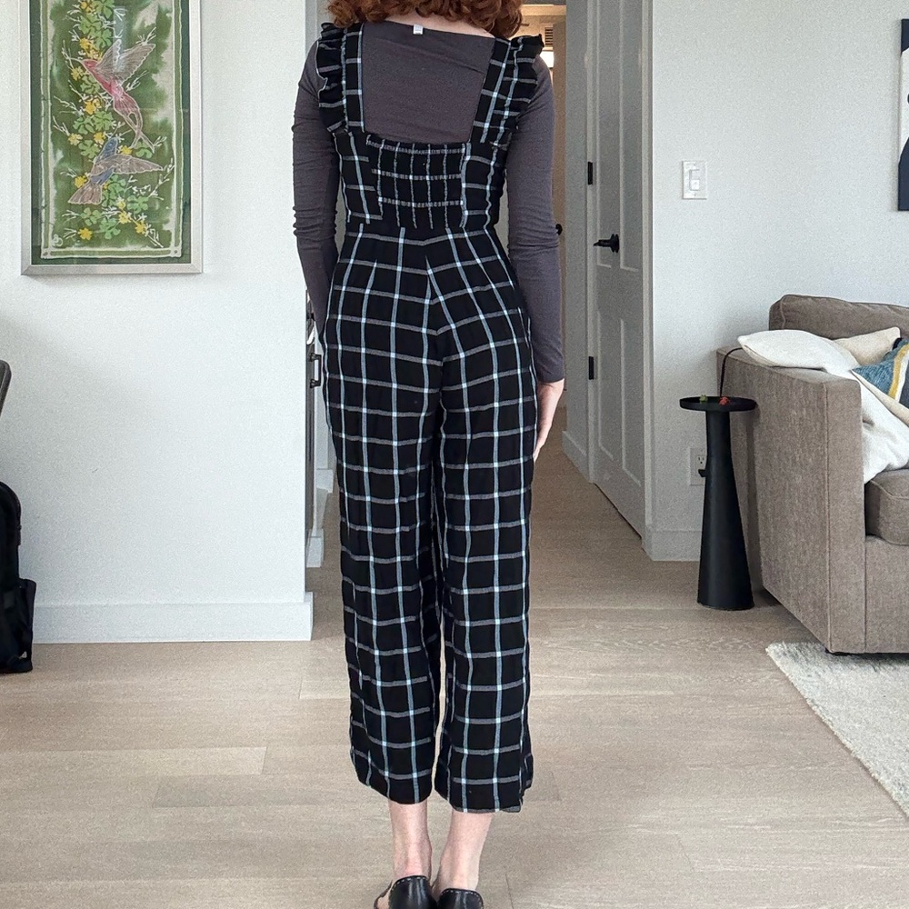 Gingham Pattern Jumpsuit - image 4